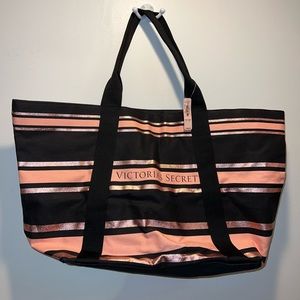 Victoria’s Secret Stripe Tote 22” X 13” X6”